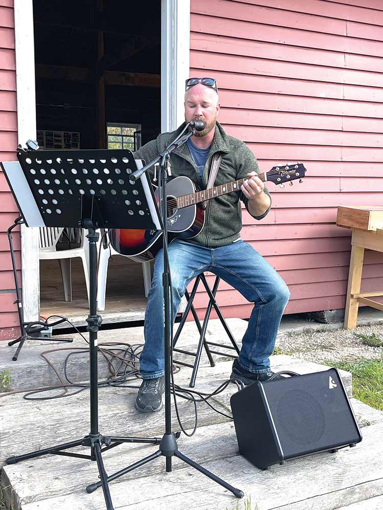 Steven Penner of Altona entertained the audience with an eclectic selection of tunes