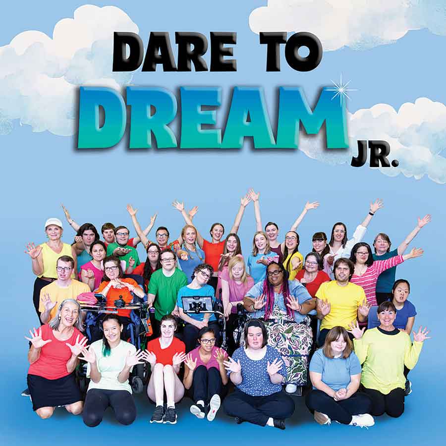 Alec Baldwin from Gimli (second row, second from the right) is training with Aim 4 All and will be performing in its Disney’s Dare to Dream Jr. production in the spring
