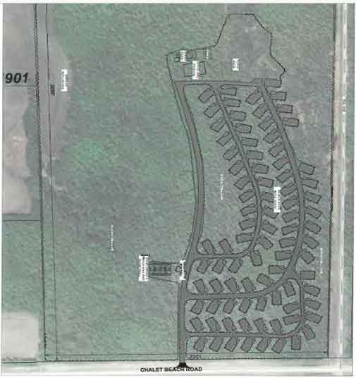 Conceptual site plan of Phase 1 which will create 86 RV spots
