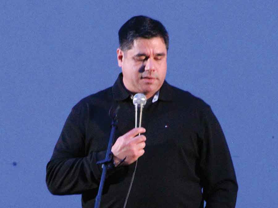 The evening featured music and messages of hope, organized by Conrad and Sherry Anderson of Anderson Family Funeral Home