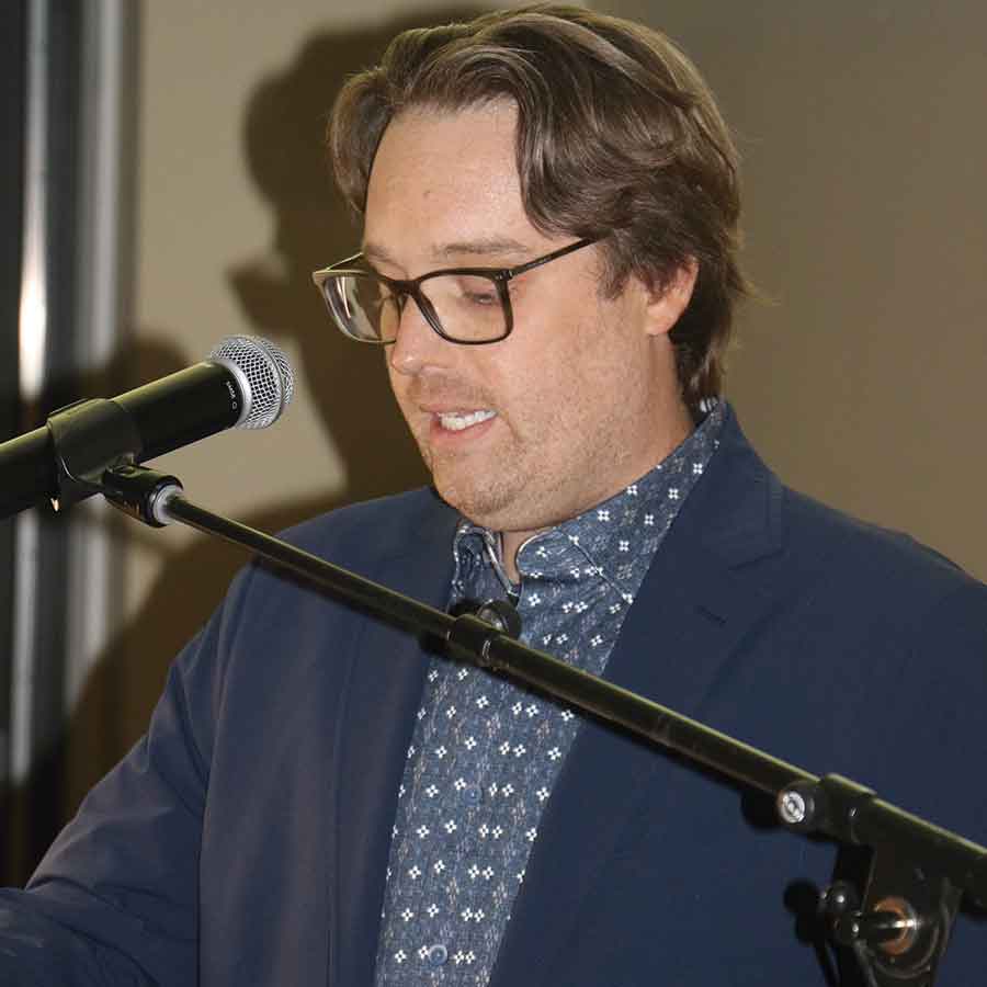 Executive director Ryan Potter shared how they plan to use this year’s funds to upgrade their computer equipment