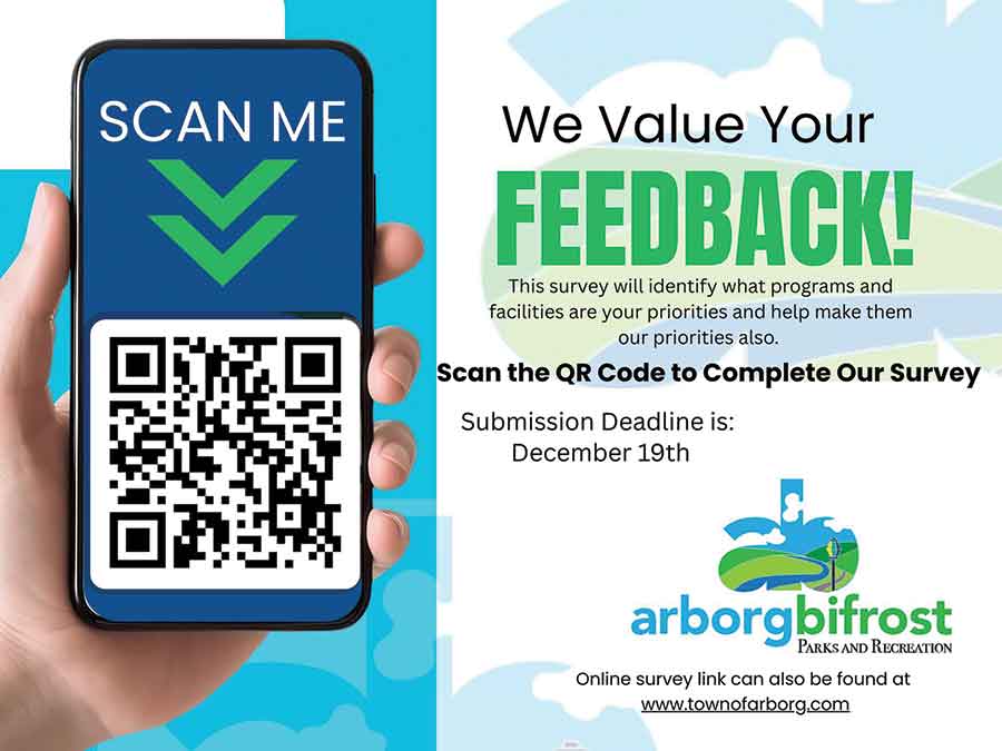 The Arborg-Bifrost Parks and Recreation Commission is inviting residents to help shape future programming by completing a new public survey available online and at local offices until Dec. 19
