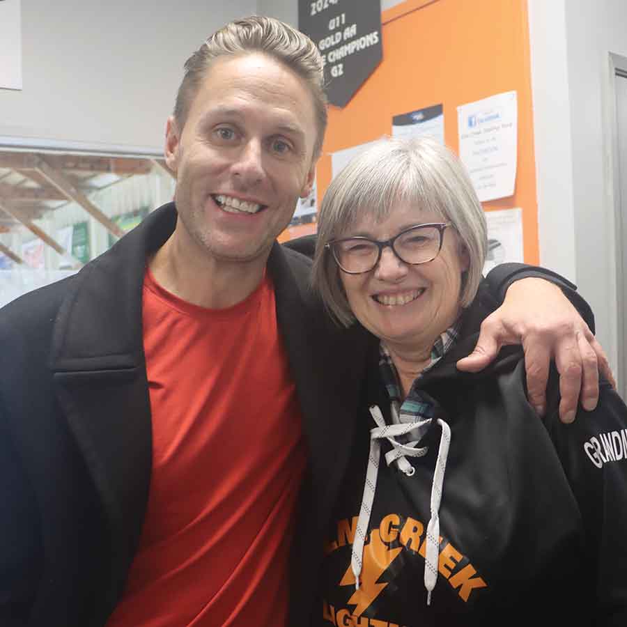 Barb Lepp and Travis Wight