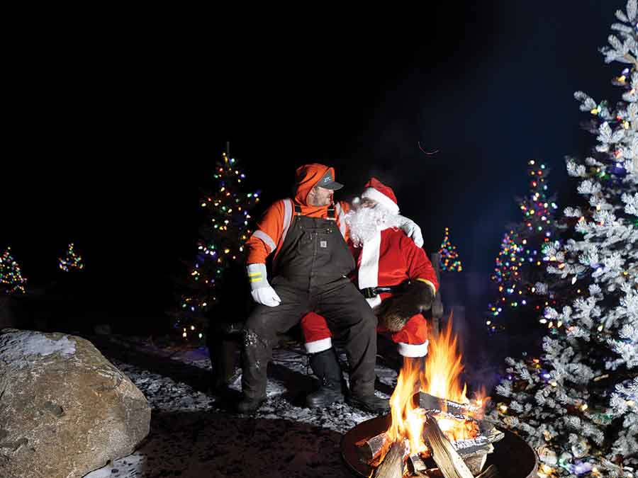 Chase Faulkner lets Santa know what is on his Christmas wish list.