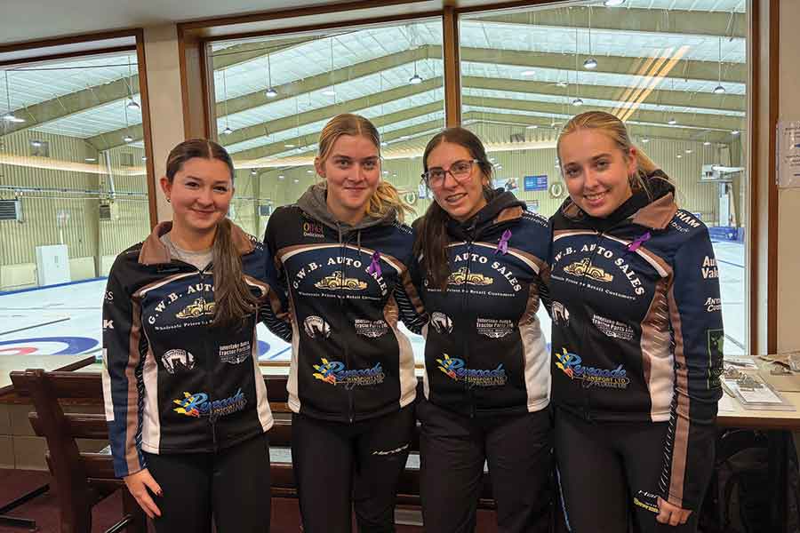 Team McPherson will be competing in the women’s division at the Curl Manitoba U18 Provincial Championships in Riverton, competing among the province’s top young curlers during the five-day event