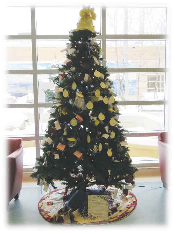 A memory tree at an Interlake-Eastern Regional Health Authority facility offers a quiet place for patients, residents and visitors to honour loved ones who have passed away during the holiday season