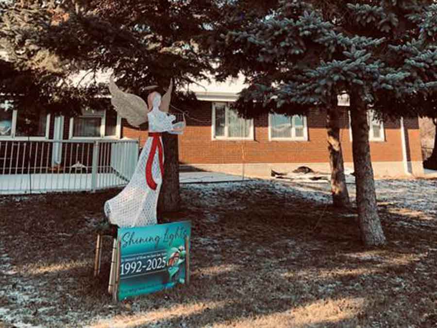 Displays are also up in Emerson (shown here), St. Jean, and Dominion City