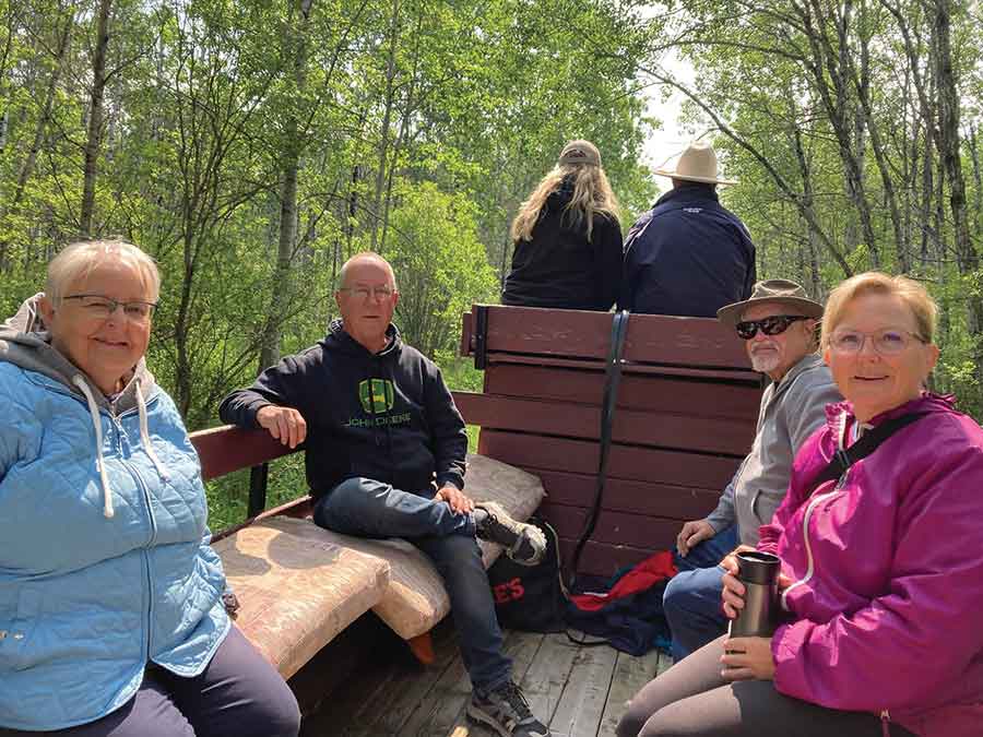 Mark and Lisa Peltz of Warren recently completed a three-week, 3,500-kilometre Northern Woods and Water RV Tour through four provinces, travelling with a small group from Cache Creek, B.C., to Grosse Isle, Man., and enjoying historic sites, outdoor adventures and new friendships along the way