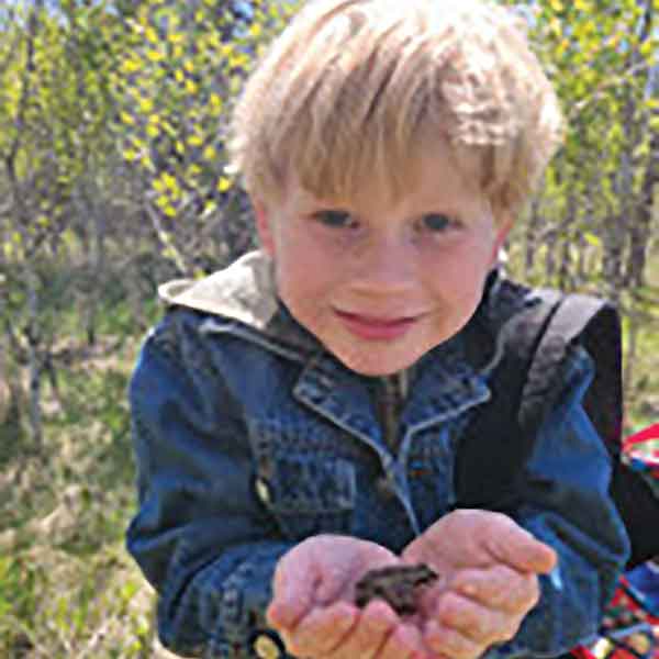 Carver, 7, of Fraserwood, is competing in the Jr. Ranger Competition for a chance to win US$20,000 and a feature in Ranger Rick magazine