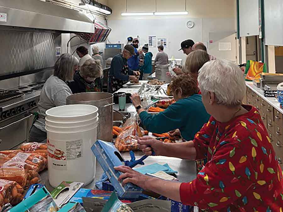 Volunteers and guests share the warmth of the 2025 Carman/Dufferin Community Christmas Day Dinner on Dec. 25, an annual event that has brought people together in Carman since 2011