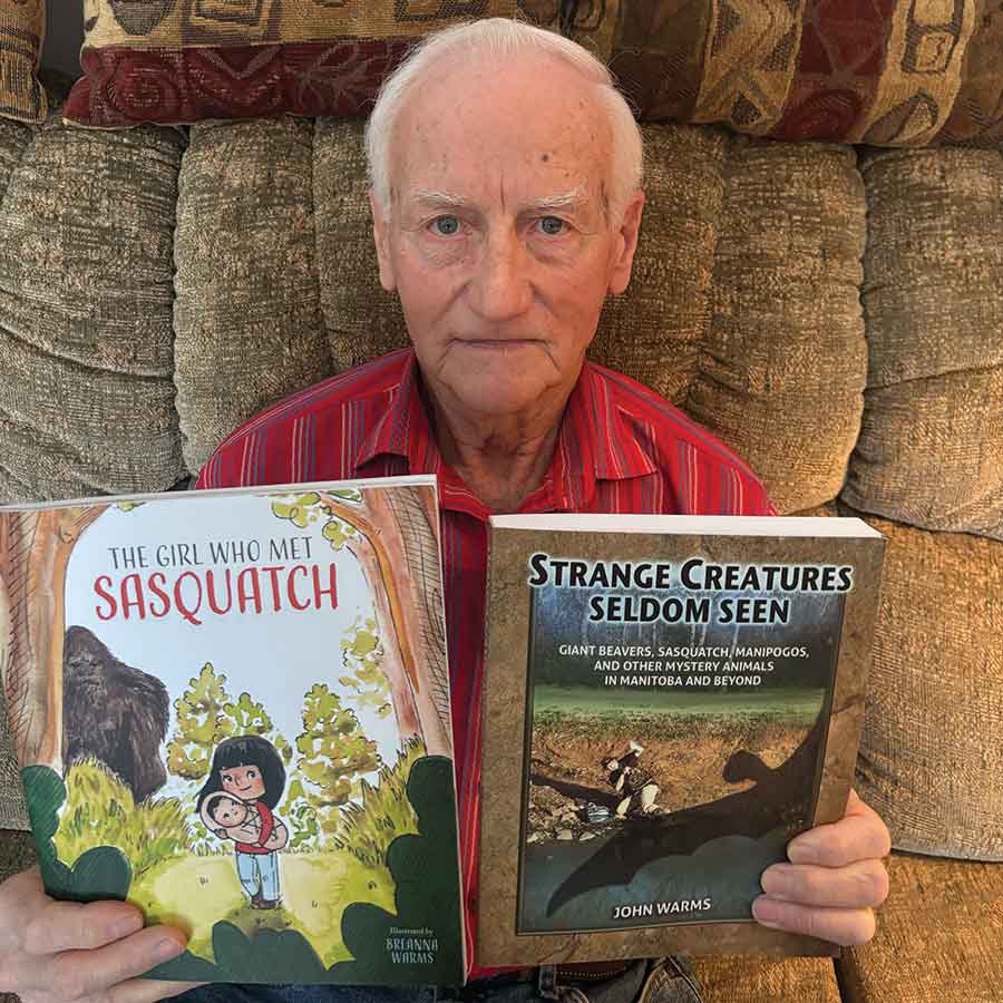 John Warms is the author of Stranger Creatures Seldom Seen and The Girl Who Met Sasquatch, books that explore stories of Indigenous Peoples’ encounters with strange and unusual creatures