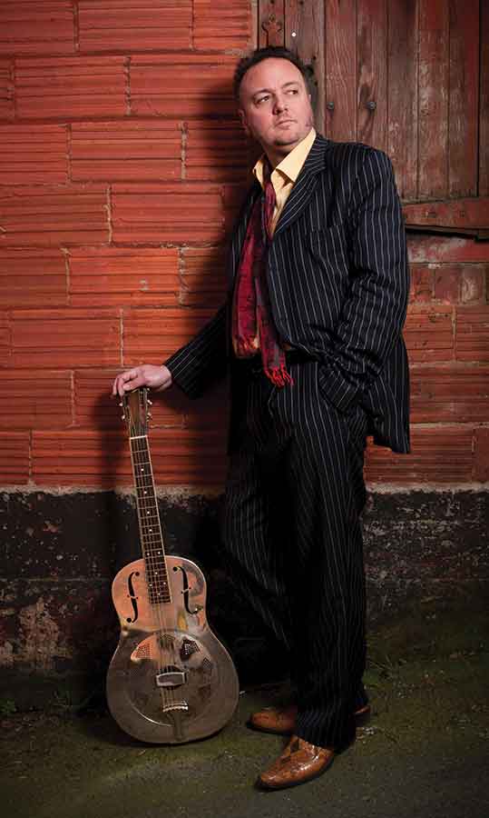 David Grogo headlines the Back 40 Festival’s blues night concert at the Winkler concert hall Feb. 6