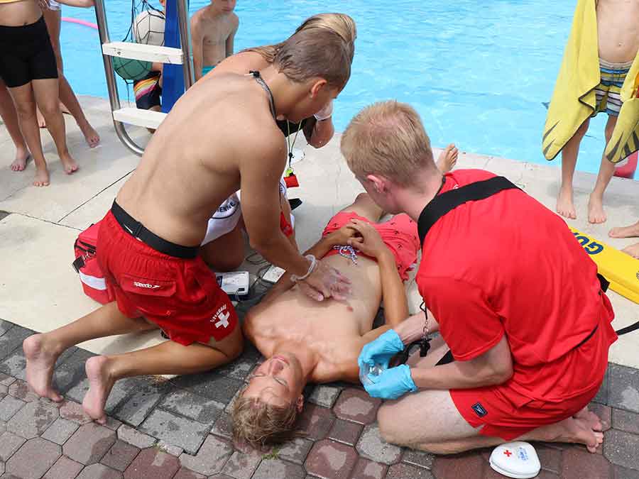 Swim Smart day at the RCU Aquatic Centre in Winkler featured rescue demonstrations and lots of fun and games to teach kids the importance of water safety in honour of National Drowning Prevention Week