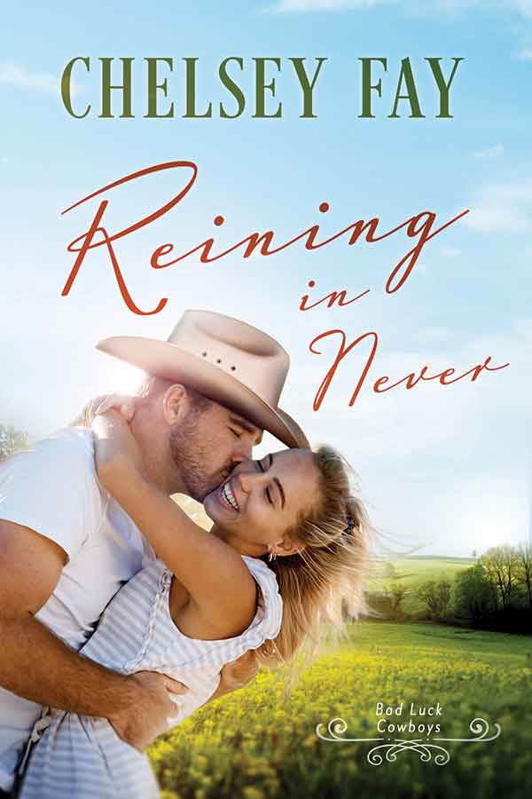 Reining in Never is the first book in Faye’s Bad Luck Cowboys series