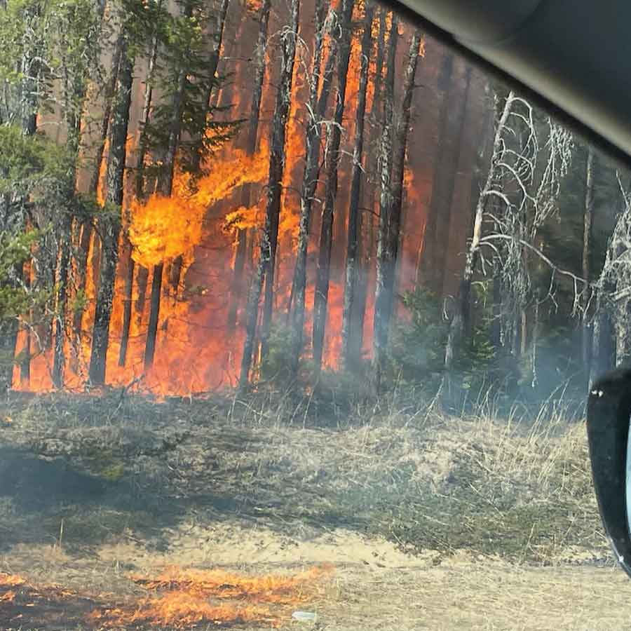 Victoria Beach fire department was battling a fast spreading grass fire in Traverse Bay over the weekend. Traverse Bay residents were evacuated Saturday. Fortunately by nightfall the fire was under control thanks to the water bombers
