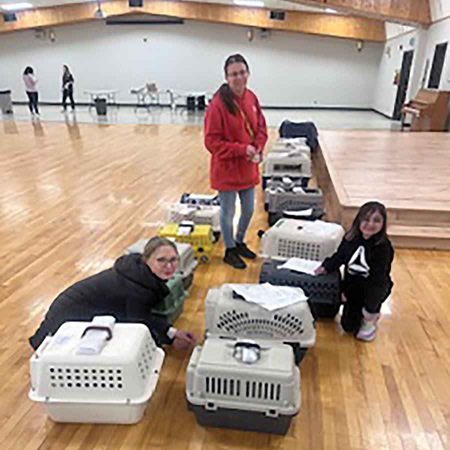 Thirty cats were spayed or neutered during Riverton’s inaugural free spay and neuter clinic held Jan. 3 at the Riverton Community Hall