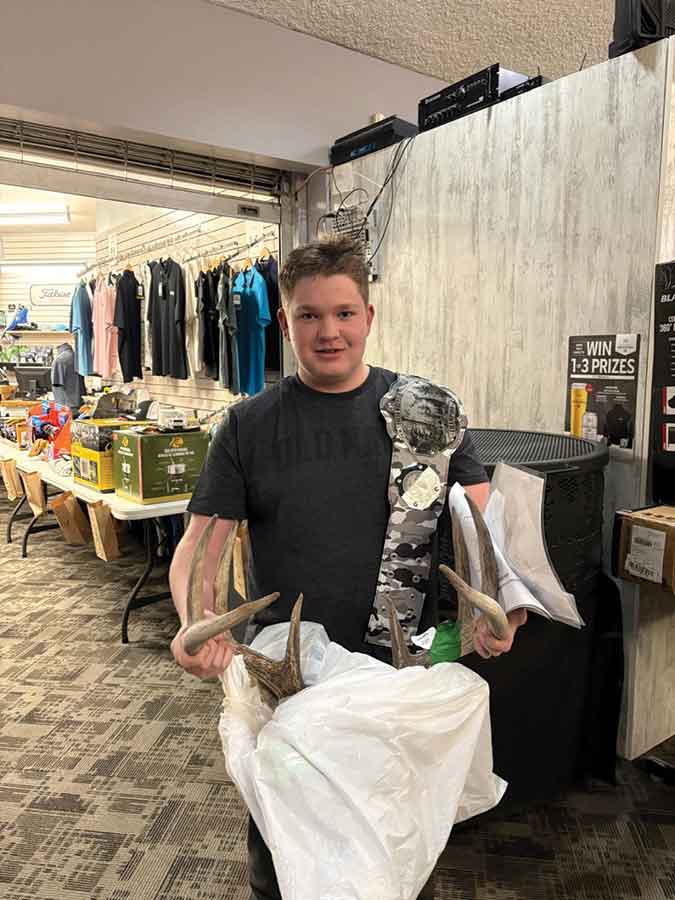 Hudson Davis captured first place overall in the youth category with a score of 131 4/8 inches, a result that also earned him a spot in the Manitoba Big Game Trophy Association record books