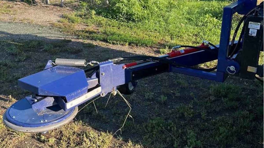 The fence line mower created by R-Tech Industries was recognized in the farm safety category in the Innovation Showcase at Ag Days