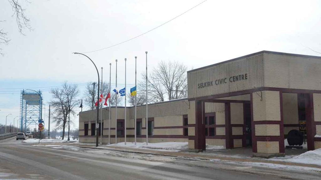 Flags fly at half-mast across Interlake communities — including Selkirk — in solidarity with the residents of Tumbler Ridge, B.C., following the Feb. 10 mass shooting that claimed the lives of six children and two adults