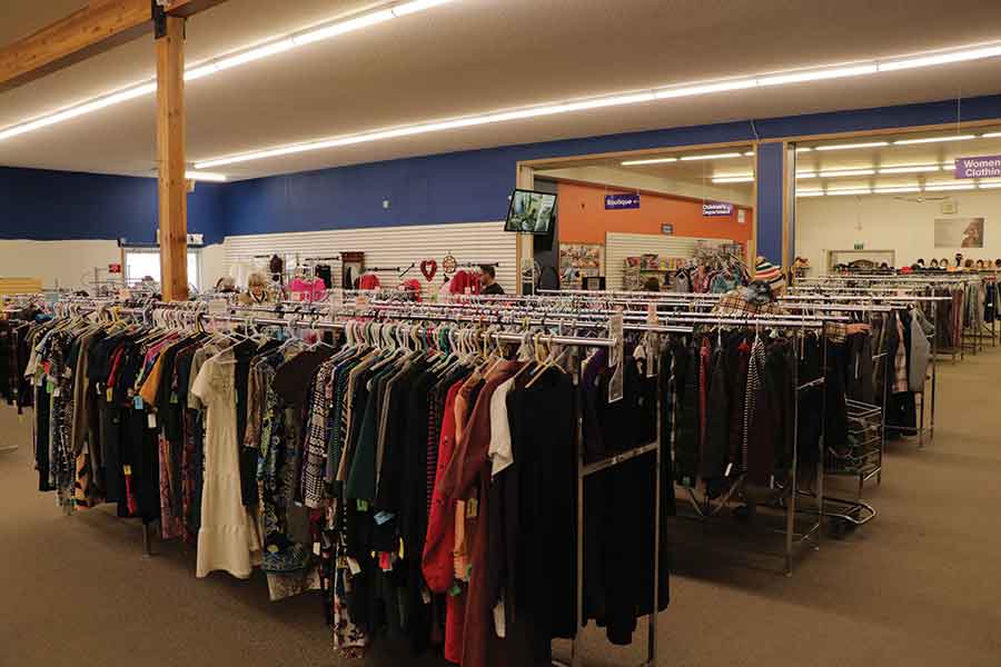 The store also carved out much more space for the ladies department