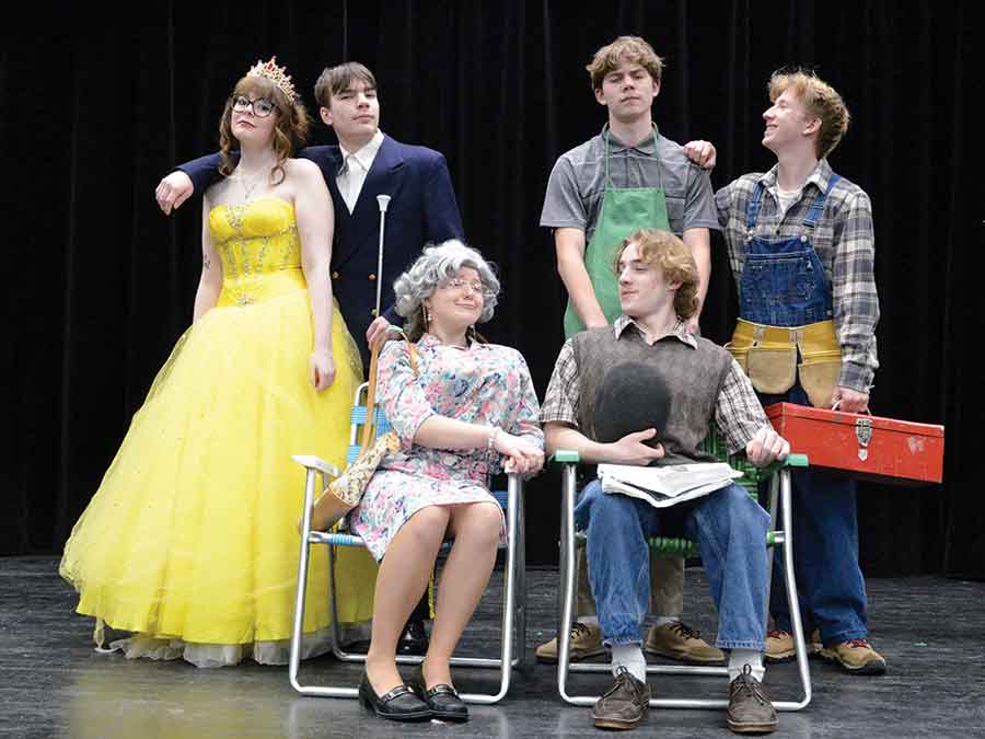 Don’t miss out on One Stoplight Town put on by LSRCSS students on March 23-25. Photos from the play’s rehearsal and above of actors in character