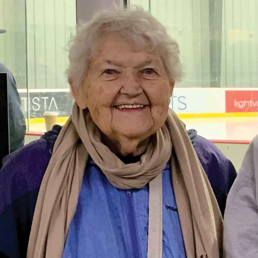 Mary celebrated her 100th birthday with family and friends at Lions Manor in Stonewall on March 13