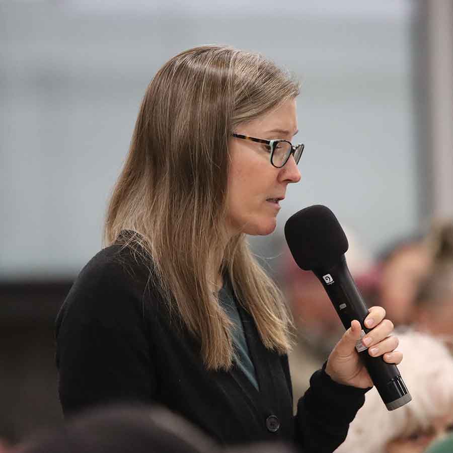 Maggie Fitzpatrick raises concerns about quarry expansion and its impact on nearby homes and the future growth of Stonewall