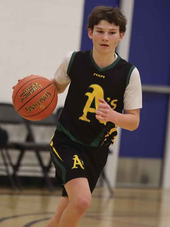 Locklin Pearce of the Arborg Athletics was named player of the game in Arborg’s opening matchup against the Frontier Raiders