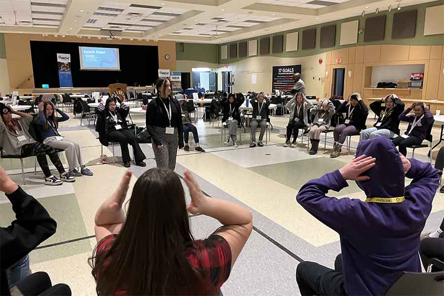 The Generating Momentum for Our World Youth Conference brought together students from across the region last week for workshops focused on communication and peace-building