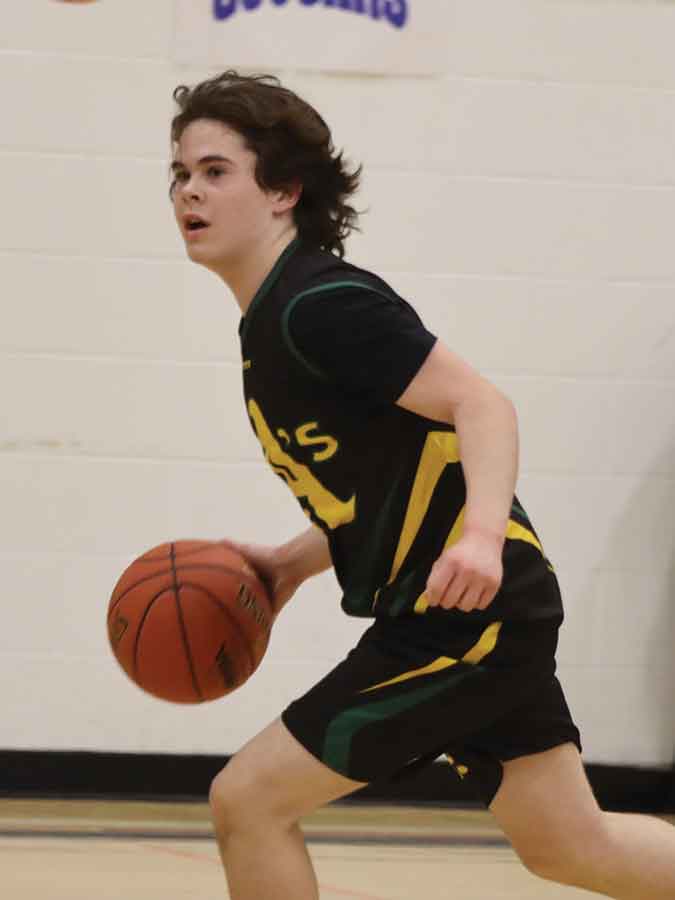 Tatum O’Neill was named Arborg’s player of the game in the consolation final against the Rosenort Redhawks