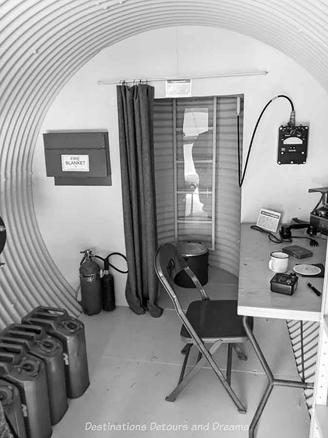 The Town of Miami has restored and recreated a 1950s fallout monitoring post, now open to the public for tours