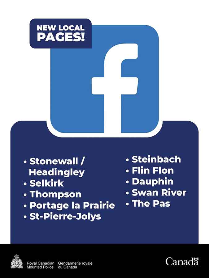 New RCMP Facebook pages are helping connect communities across the Interlake and beyond, providing residents with timely updates on public safety, local policing initiatives and community events