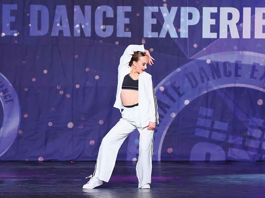 Nickel captivates the crowd during her hip hop solo