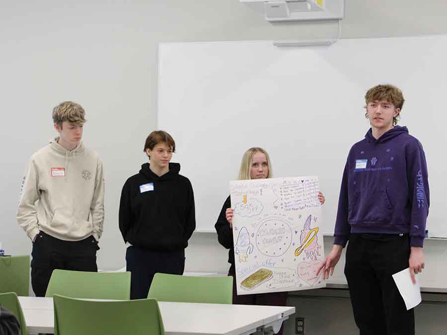 A group of students from Teulon College Institute and Collège Stonewall Collegiate had the chance to spark their career interests during a two-day experiential learning opportunity at Red River College Polytechnic