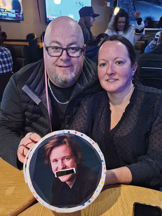 Owners of the Rock, Jason Manning and Monica Rodrigue, donated $2,000 to the fundraising event