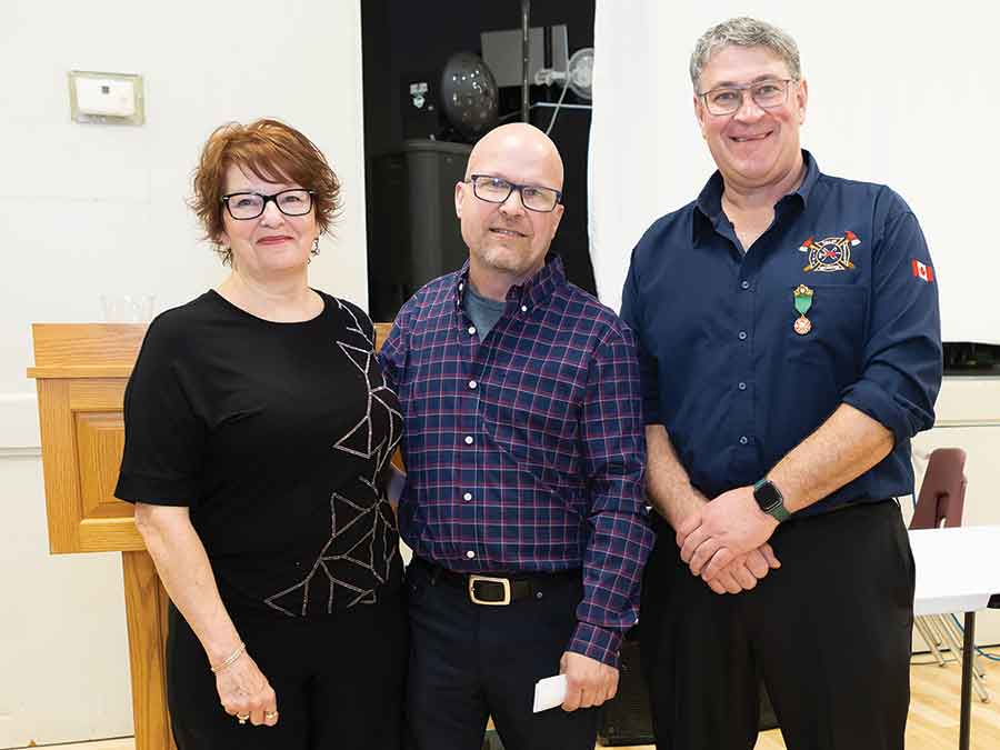 Maureen and Glen Kletke made a very generous donation to the fire department, allowing them to purchase much-needed equipment