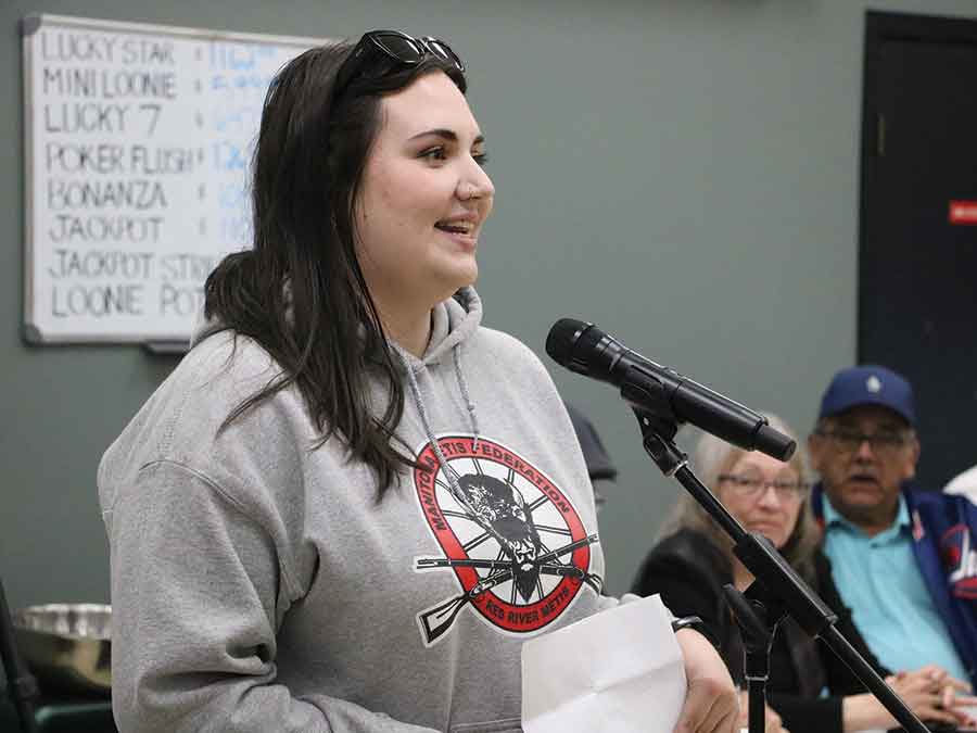 New Selkirk Red River Métis Local Treasurer Kyra De La Ronde