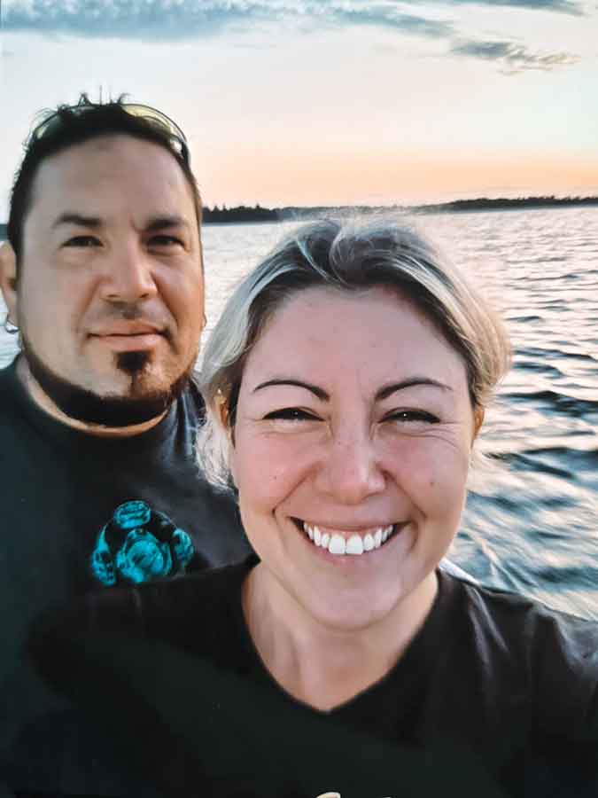 Christine Allard and James Leclair, owners of Faamii Café, operate the Stony Mountain restaurant as a family affair alongside their children