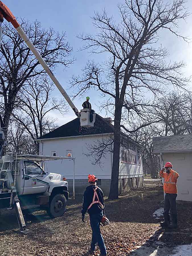 Volunteers and supporters of the Dufferin Historical Museum are preparing for future expansion as groundwork begins for a new storage shed that will help create additional space for artifacts and future displays at the museum