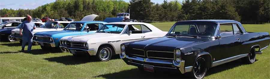 Classic cars, trucks and specialty vehicles line up during the annual Car Show on the Ridge in Woodridge, drawing enthusiasts and families for a day of community fundraising and automotive appreciation
