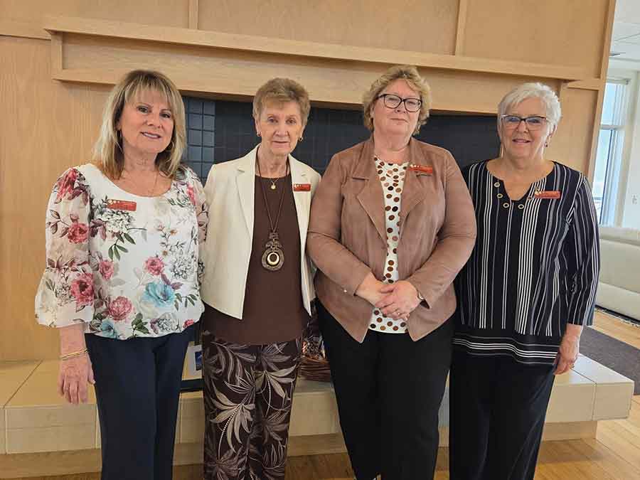 The Gimli District Auxiliary Fundraiser Fashion Show brought spring fashion to life on April 30 while raising funds for local health-care services. Fashion Show committee members left to right: Stella Gray, Evelyn Thompson, Kim Parmar and Patti Porosky