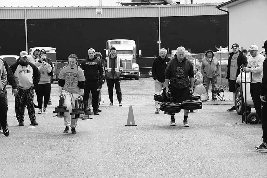 About 30 competitors came out to The Forge Gym in Winkler Saturday to take part in a Novice Showdown strongman competition