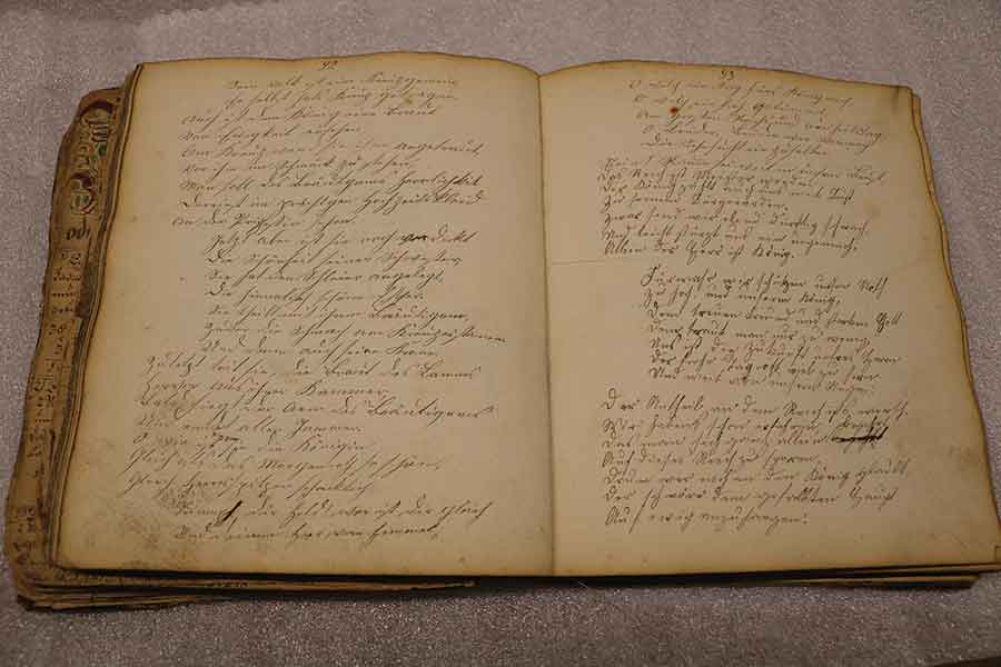 The Wiens Family Diary includes entries stretching back centuries. The Winkler Heritage Society is hosting an information night next week to share details about the artifact and its history