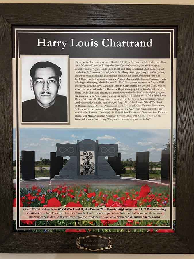 Harry Louis Chartrand plaque