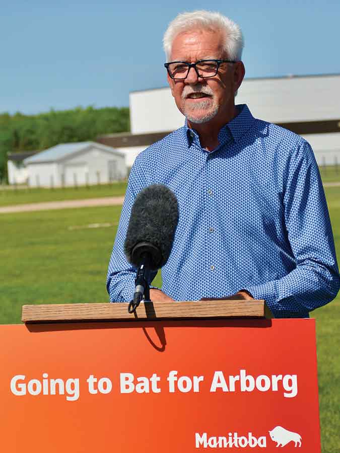 Arborg Mayor Peter Dueck