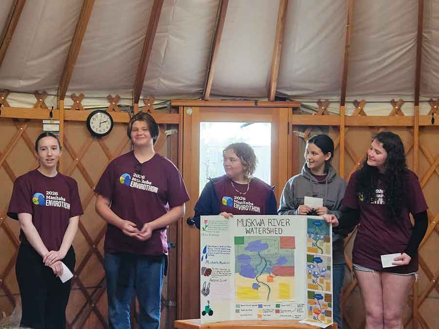 Left to right: Chyler Grenkow, Austyn Scott, Katelynne Defoort, Michaella Monforton and Olivia Fontaine