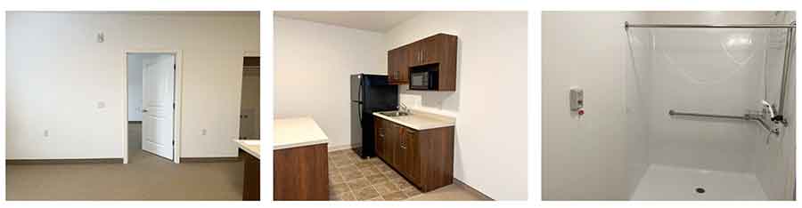 Assisted living resident suites