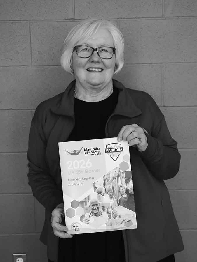Active Aging in Manitoba executive director Linda Brown encourages sports fans to come cheer on the 55+ Games athletes next week